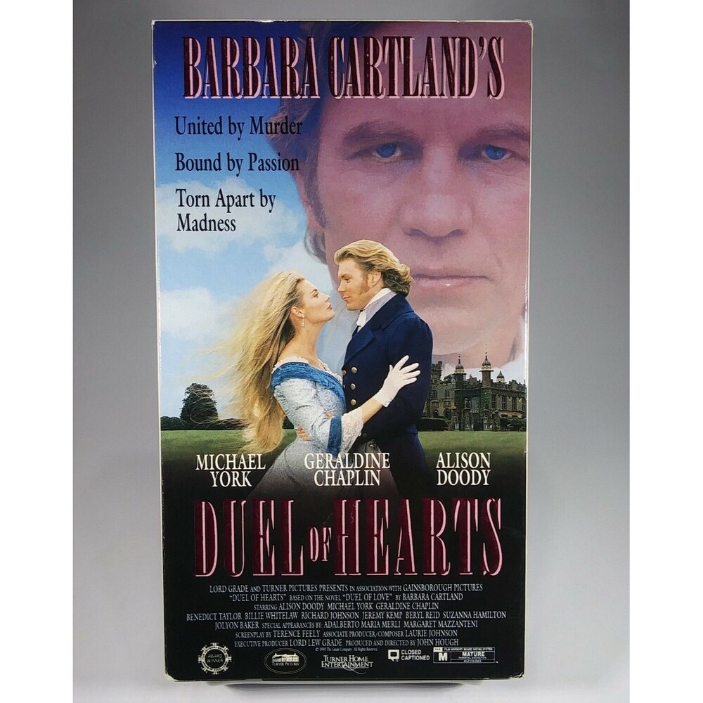 Barbara Cartland Duel Of Hearts VHS Turner 92 TV Movie Michael York Alison Doody